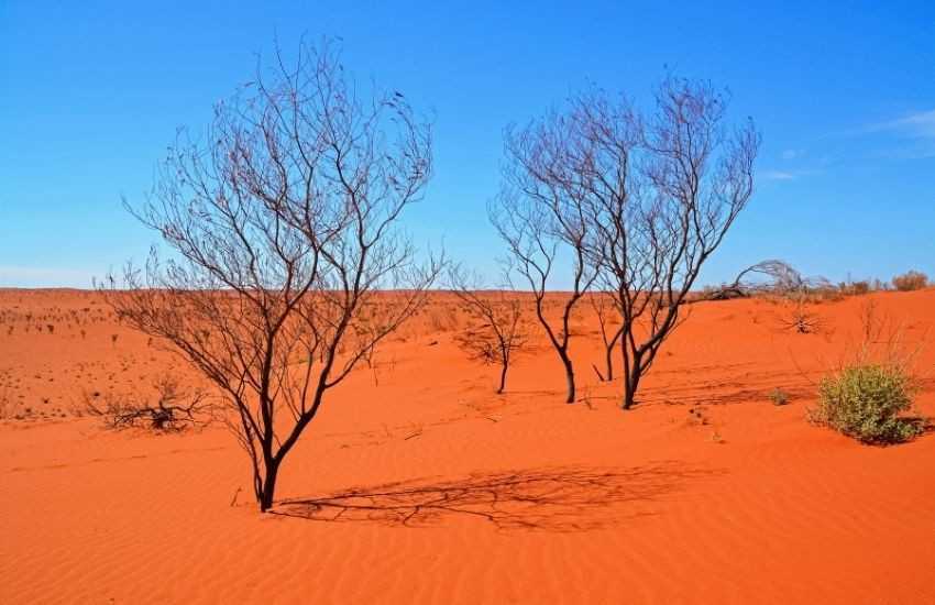 De badlands van Australië