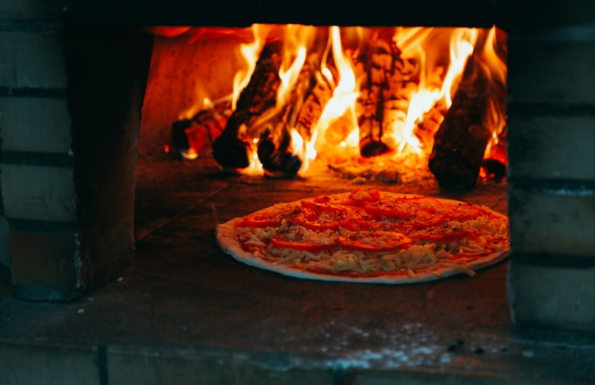 Napolitaanse pizza (Naples, Italië)