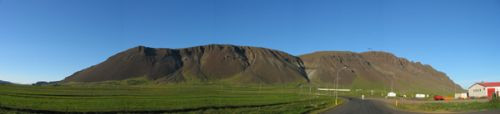 Panorama aan Reykjavik