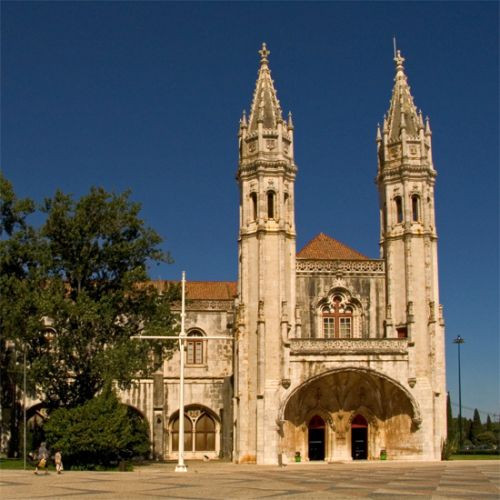 Zicht op het Monasterio dos Jerónimos