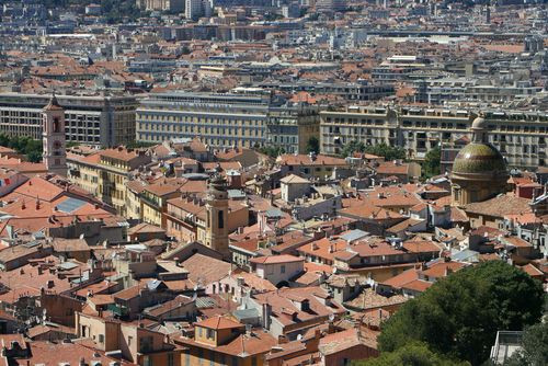 Luchtbeeld van Vieux Nice