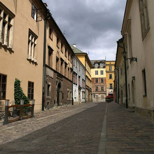 Straatbeeld in Krakau