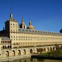 Zicht op het Monasterio de El Escorial